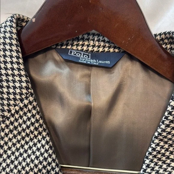 (Orig $998) Ralph Lauren Brown Sport Coat Blue Label Cashmere/Virgin Wool